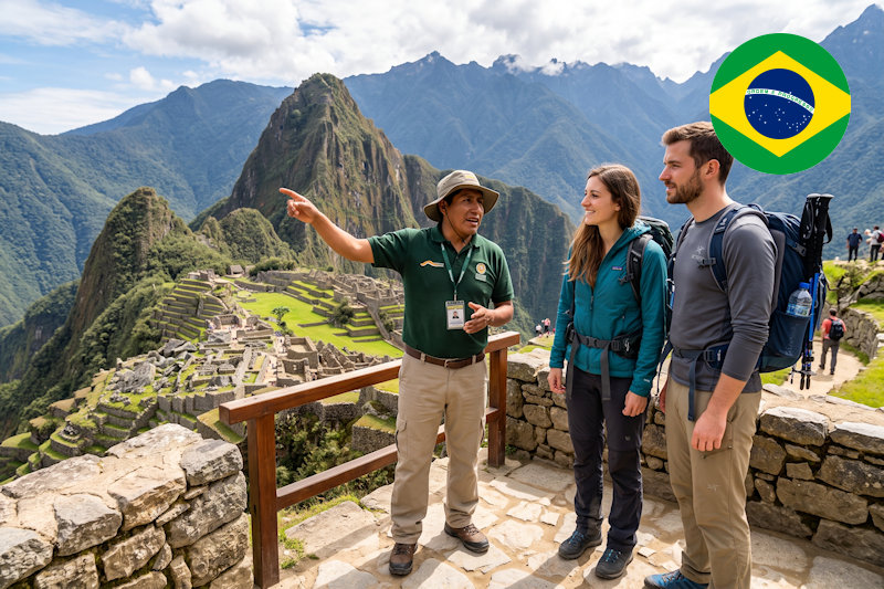 Guide Machu Picchu en portugais