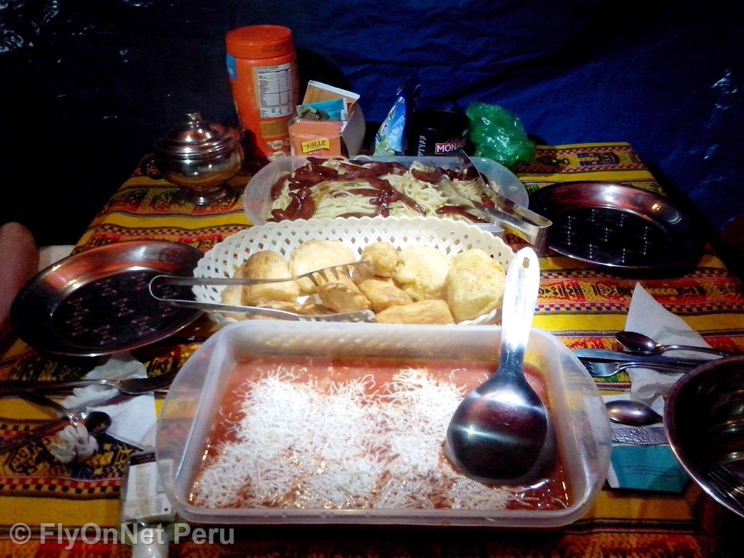 Album photos: Repas durant le trek